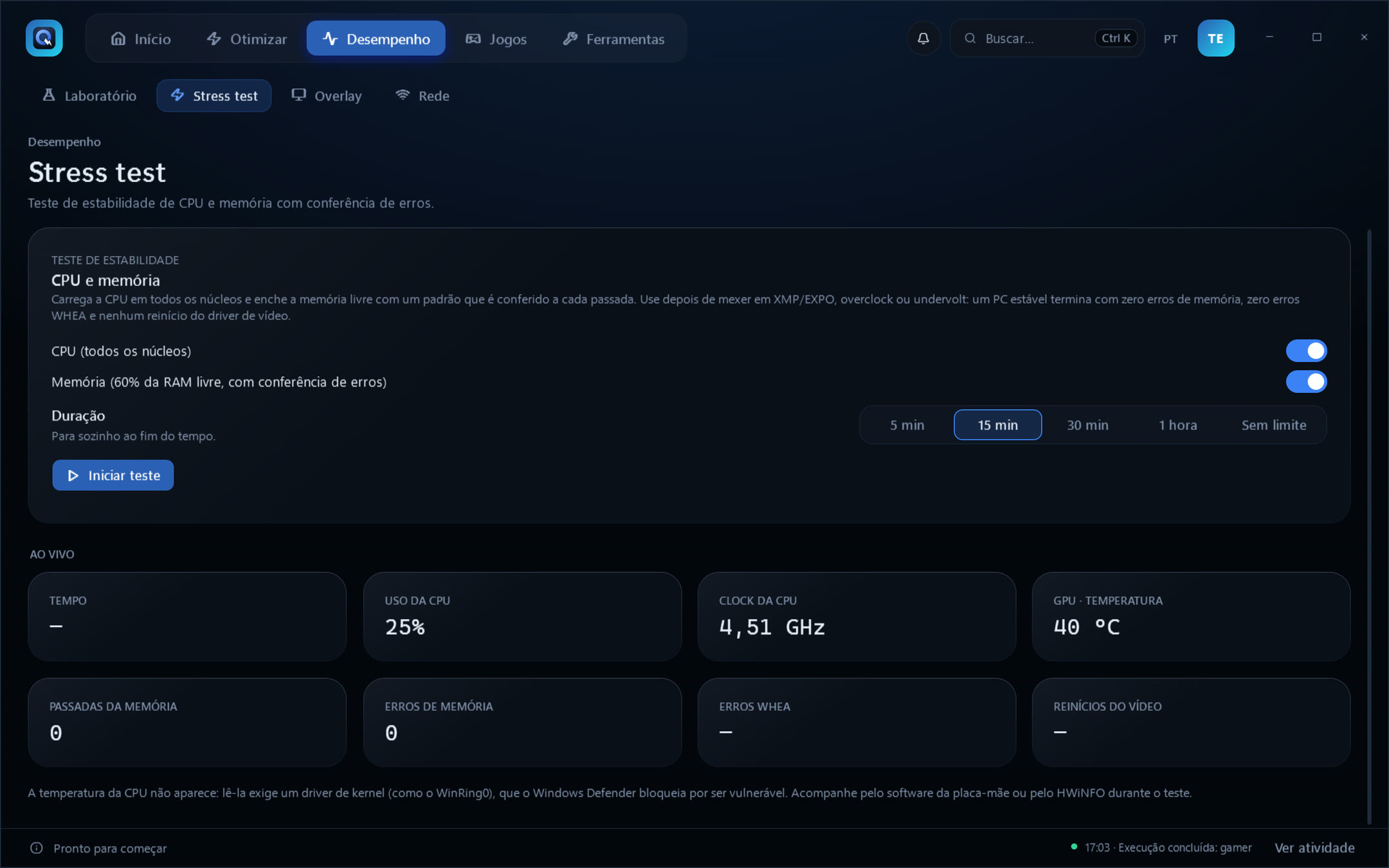 Stress test